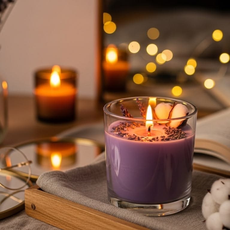 Pastel Jar Candle – Lavender &amp;amp; Vanilla