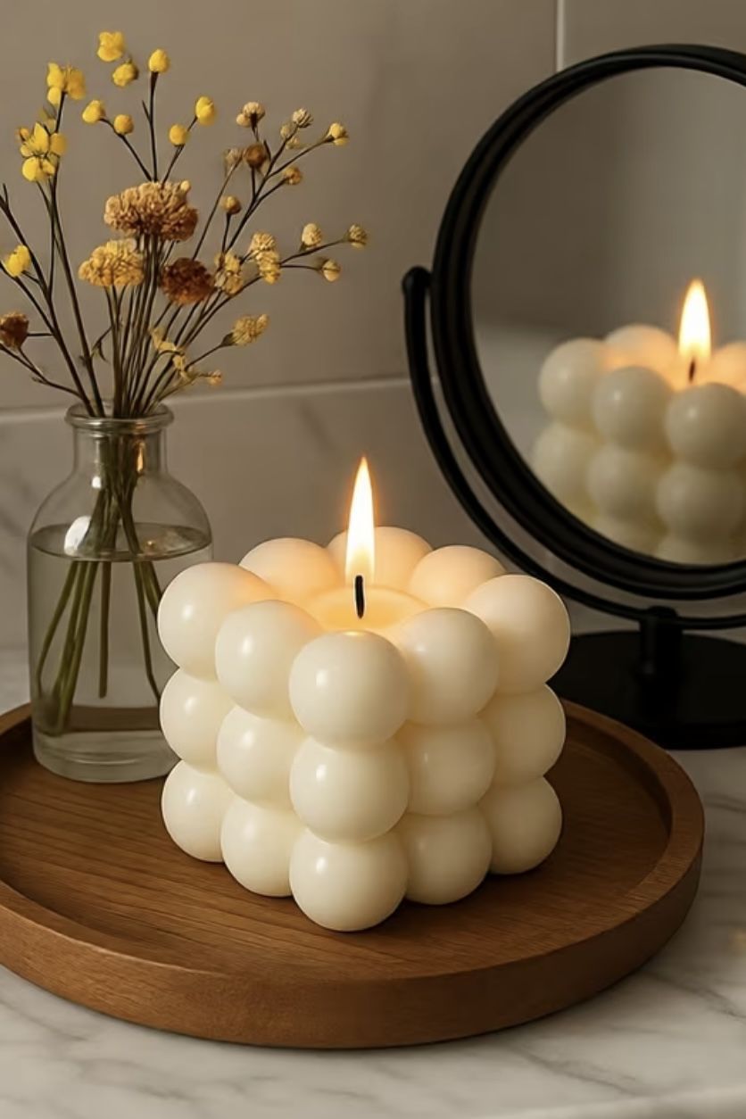 Musky Bubble Candle - Litauraa