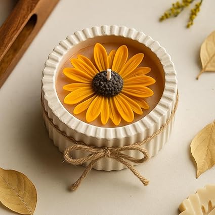 Sunflower Bloom Candle Gift Box