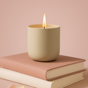 blush harmony | soy wax candle by litauraa