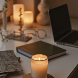evening glow | amber candle for calm focus