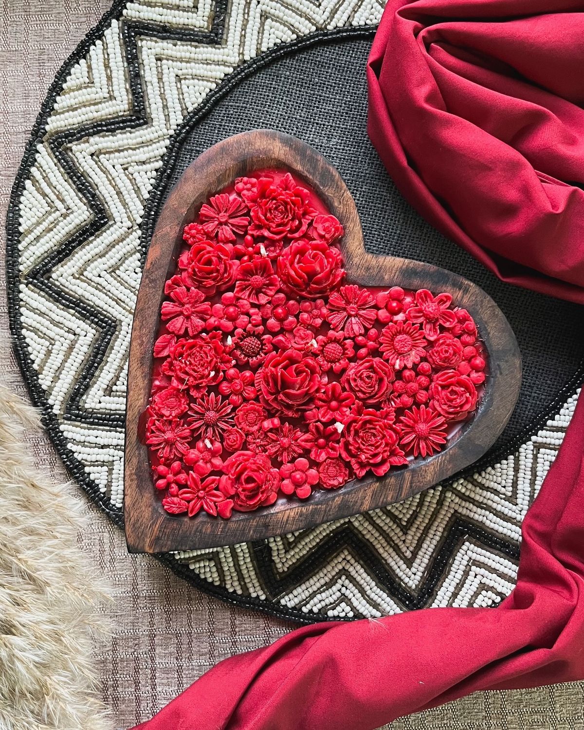 litauraa “my love” heart shaped candle