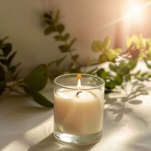 sunrise serenity | botanical glass candle